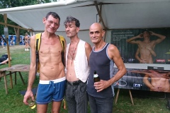 das fire of love auf dem LesBiSchwulen Parkfest-Friedrichshain